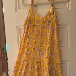 Sanctuary Yellow Ruffled Tiered Sundress